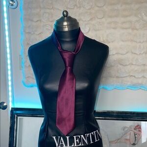 Nautica purple black striped silk tie  Accessories